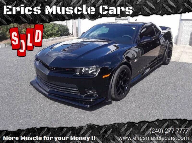 2015 Chevrolet Camaro for sale at Eric's Muscle Cars in Clarksburg MD