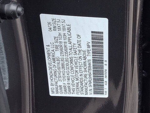 2026 Honda Odyssey EX-L