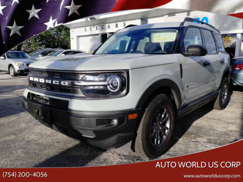 2021 Ford Bronco Sport for sale at Auto World US Corp in Plantation FL