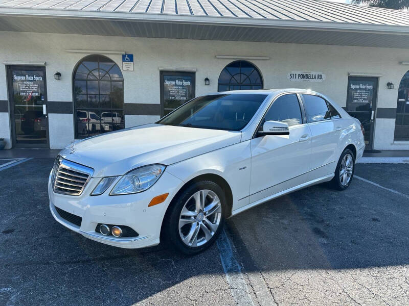 2011 Mercedes-Benz E-Class for sale at Supreme Motor Sports in North Fort Myers FL