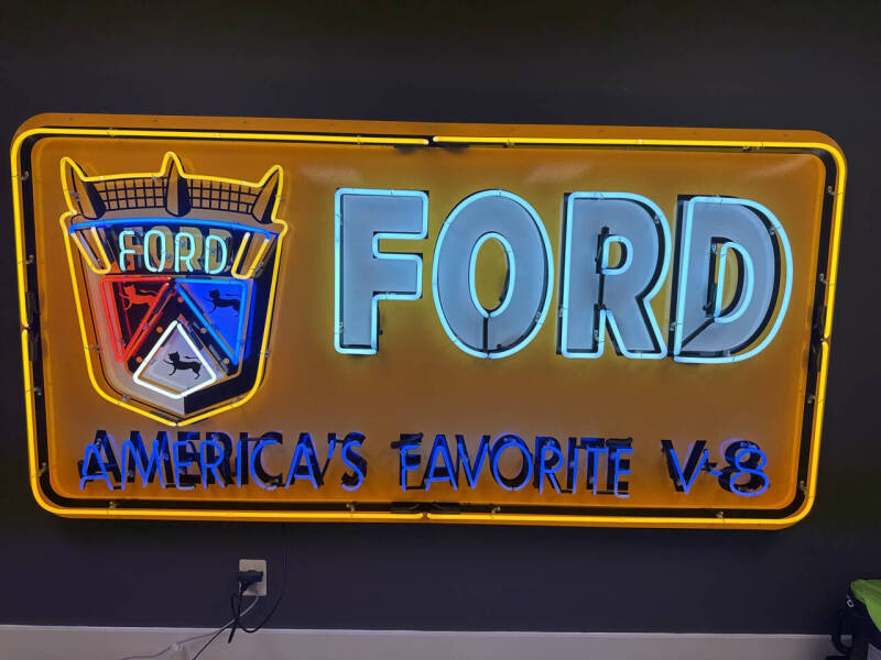 Ford Tin Neon Sign