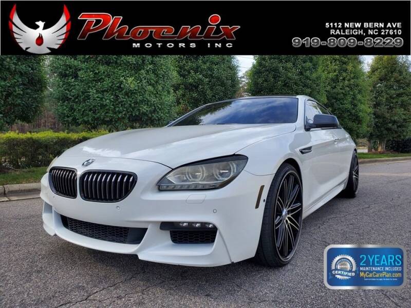 2013 BMW 6 Series for sale at Phoenix Motors Inc in Raleigh NC