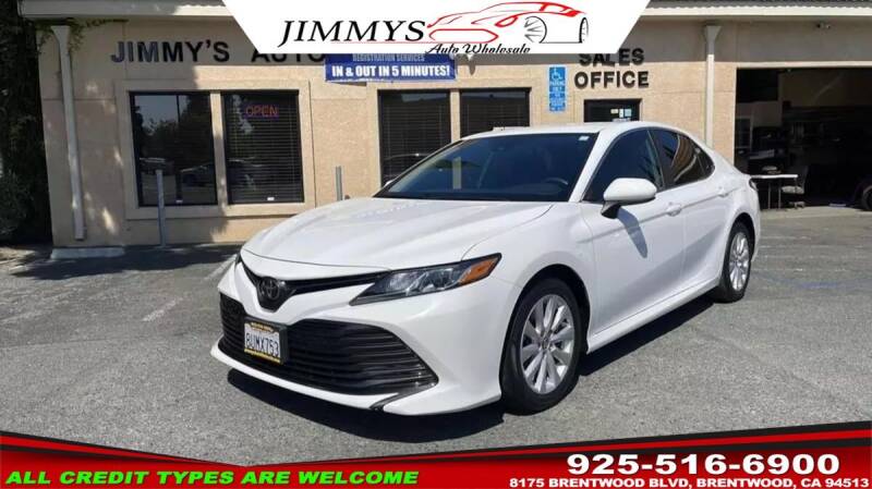 2020 Toyota Camry for sale at JIMMY'S AUTO WHOLESALE in Brentwood CA