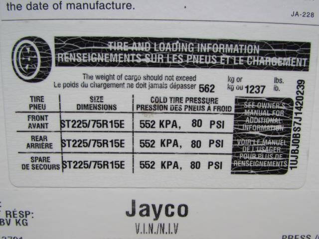 2018 Jayco White Hawk