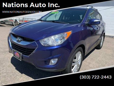 2012 Hyundai Tucson for sale at Nations Auto Inc. in Denver CO