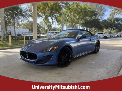2017 Maserati GranTurismo for sale at University Mitsubishi in Davie FL