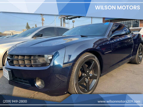 2012 Chevrolet Camaro for sale at WILSON MOTORS in Stockton CA