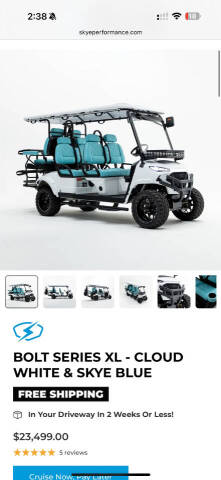 2024 Skye Performance Bolt Series XL