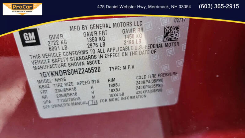 2017 Cadillac XT5 Luxury