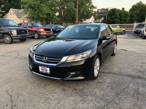 2014 Honda Accord for sale at Bibian Brothers Auto Sales & Service in Joliet IL