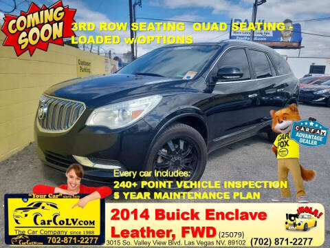 2014 Buick Enclave for sale at The Car Company in Las Vegas NV