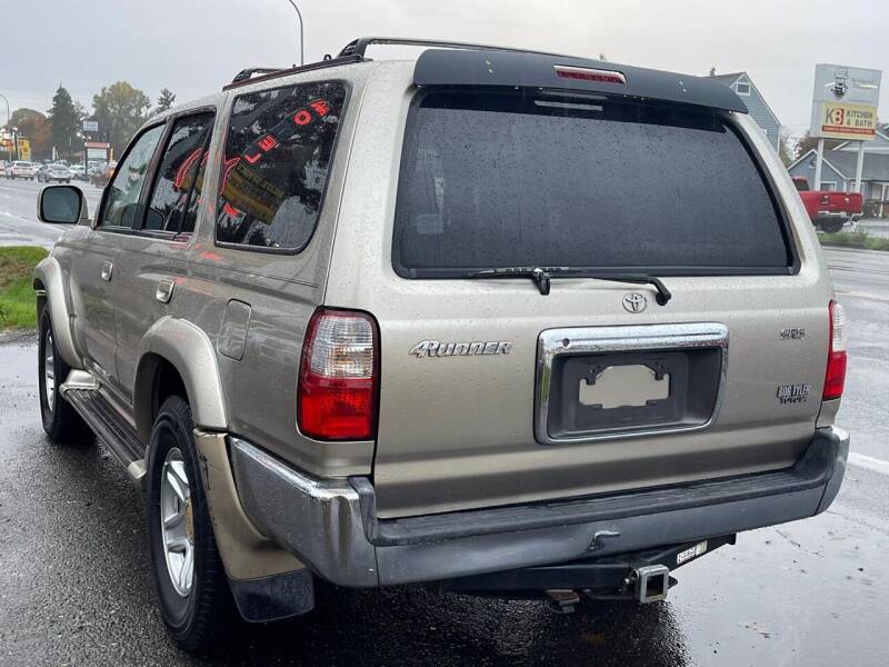 Used 2002 Toyota 4Runner SR5 with VIN JT3GN86R720240254 for sale in Tacoma, WA