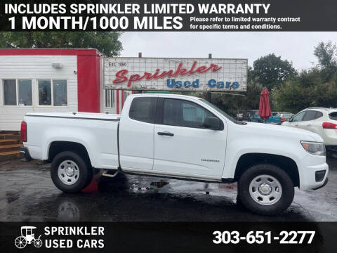 2017 Chevrolet Colorado for sale at Sprinkler Used Cars in Longmont CO
