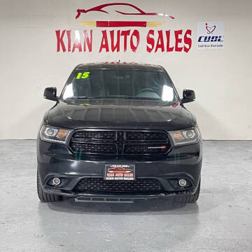 2015 Dodge Durango for sale at Kian Auto Sales in Sacramento CA