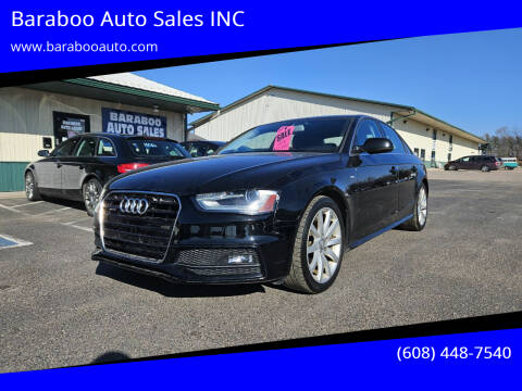 2014 Audi A4 for sale at Baraboo Auto Sales INC in Baraboo WI