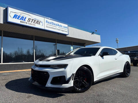 2018 Chevrolet Camaro for sale at Real Steal Auto Sales & Repair Inc in Gastonia NC