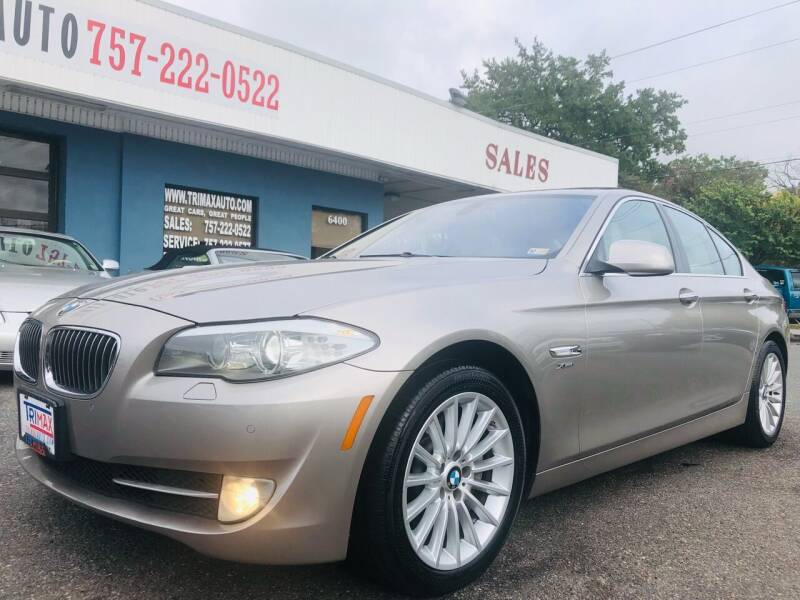 2011 BMW 5 Series for sale at Trimax Auto Group in Norfolk VA