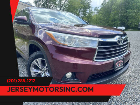 2016 Toyota Highlander for sale at JerseyMotorsInc.com in Lake Hopatcong NJ