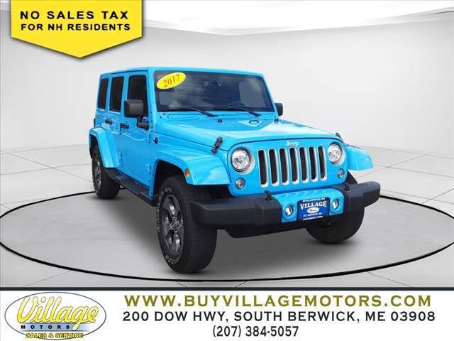 2017 Jeep Wrangler Unlimited for sale at Village Motors in South Berwick ME