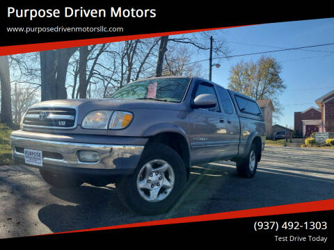 2002 Toyota Tundra for sale at Purpose Driven Motors in Sidney OH