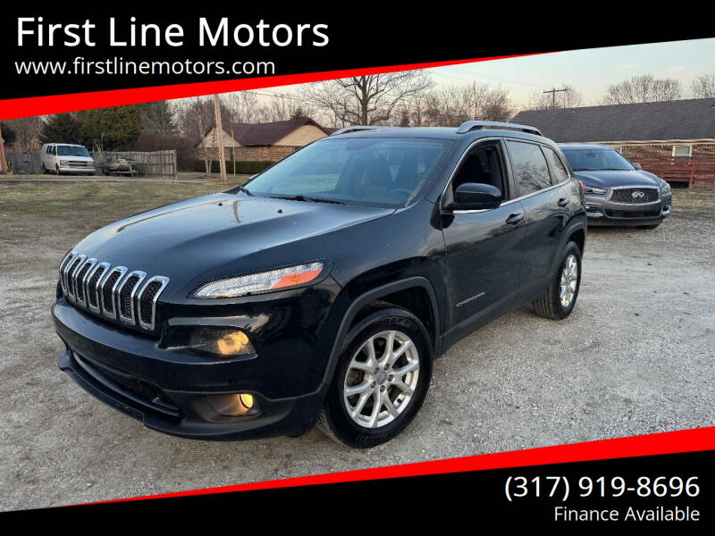 2014 Jeep Cherokee for sale at First Line Motors in Jamestown IN