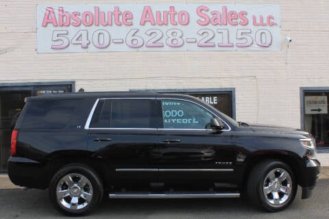 2016 Chevrolet Tahoe for sale at Absolute Auto Sales in Fredericksburg VA