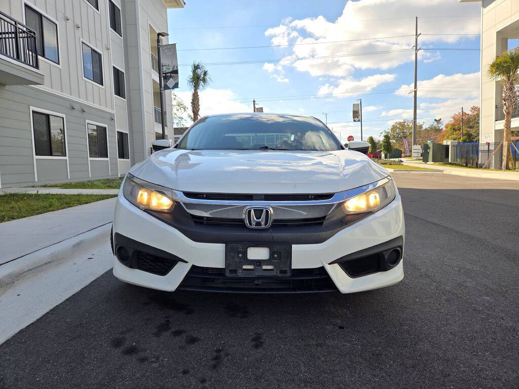White 2017 Honda Civic LX w/Honda Sensing LX 4dr Sedan w/Honda Sensing 2