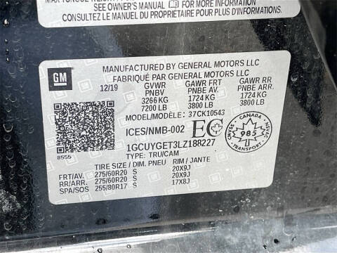 2020 Chevrolet Silverado 1500