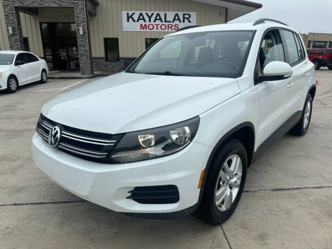 2016 Volkswagen Tiguan for sale at KAYALAR MOTORS SUPPORT CENTER in Houston TX