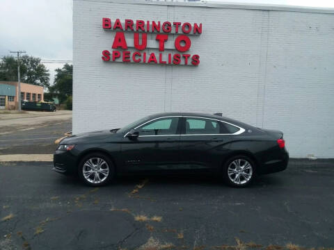 2015 Chevrolet Impala for sale at Barrington Auto Specialists in Barrington IL