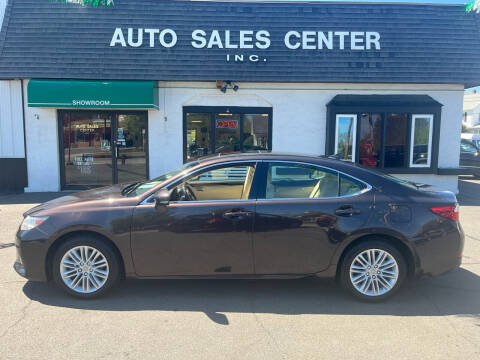 2013 Lexus ES 350 for sale at Auto Sales Center Inc in Holyoke MA