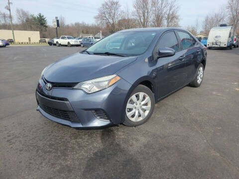 2016 Toyota Corolla for sale at Cruisin' Auto Sales in Madison IN