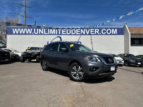 2017 Nissan Pathfinder for sale at Unlimited Auto Sales in Denver CO