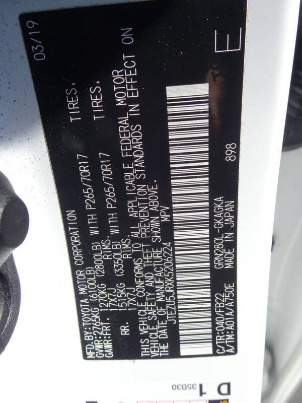 2019 Toyota 4Runner SR5