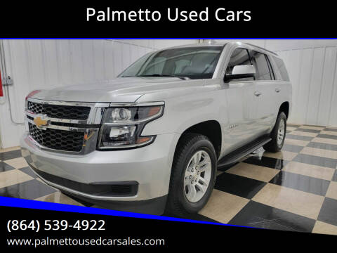 2018 Chevrolet Tahoe for sale at Palmetto Used Cars in Piedmont SC