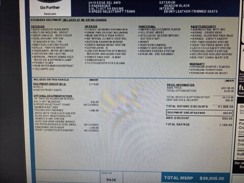 2016 Ford Edge SEL