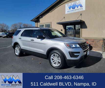2016 Ford Explorer for sale at Western Mountain Bus & Auto Sales in Nampa ID