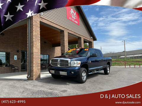 2007 Dodge Ram 3500 for sale at D & J AUTO SALES in Joplin MO
