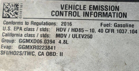 2016 Chevrolet Express 2500