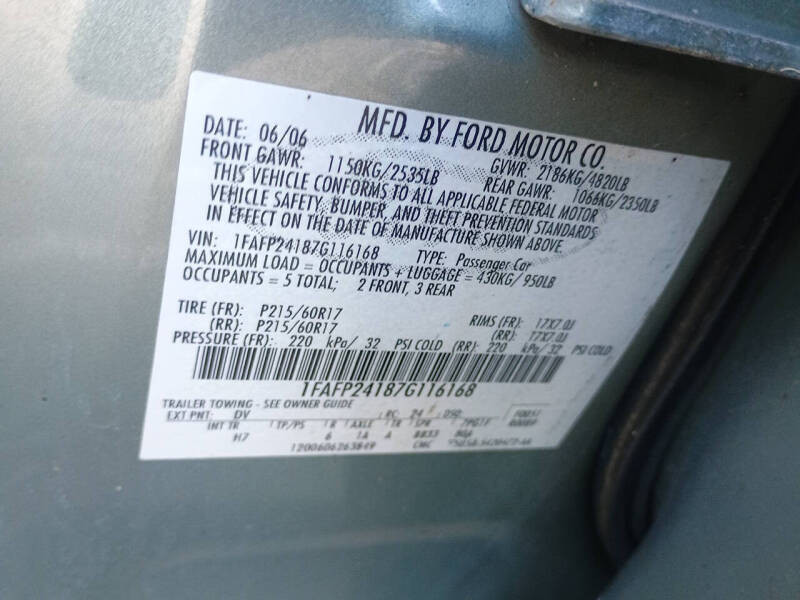 2007 Ford Five Hundred SEL