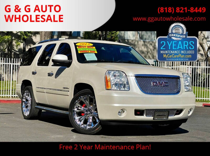 2013 GMC Yukon for sale at G & G AUTO WHOLESALE in North Hollywood CA