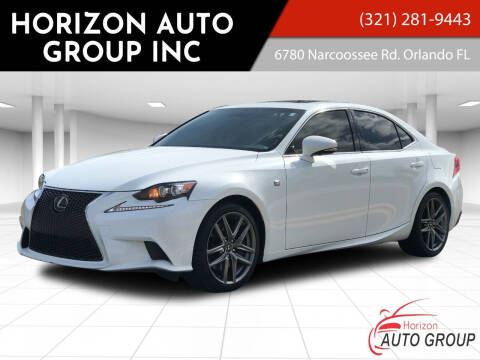 2016 Lexus IS 200t for sale at HORIZON AUTO GROUP INC in Orlando FL