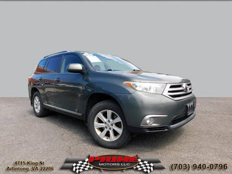 2013 Toyota Highlander for sale at PRIME MOTORS LLC in Arlington VA