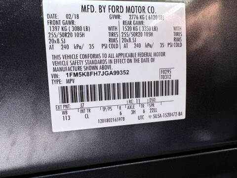 2018 Ford Explorer Limited