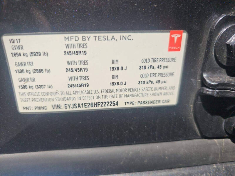 2017 Tesla Model S 100D