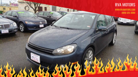 2012 Volkswagen Golf for sale at RVA MOTORS in Richmond VA