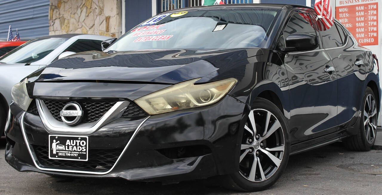 2016 Nissan Maxima for sale at AUTO LEADS in Pasadena, TX