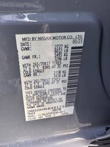 2023 Nissan Frontier PRO-4X