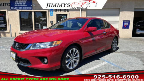 2014 Honda Accord for sale at JIMMY'S AUTO WHOLESALE in Brentwood CA