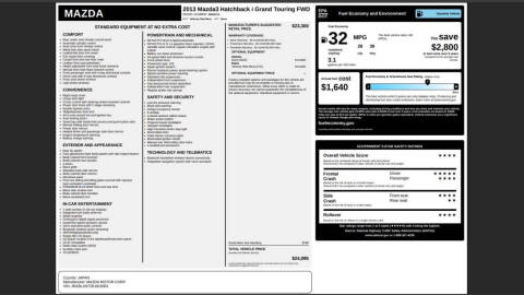 2013 Mazda MAZDA3 i Grand Touring